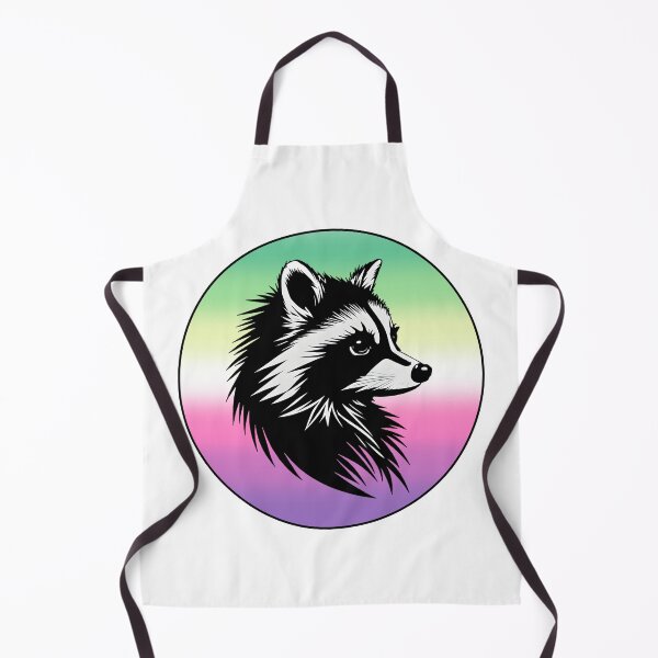 Item preview, Adorable Raccoon with Genderfae Pride Flag Colored Background, Genderdoe Flag Design designed and sold by Travelslightly.