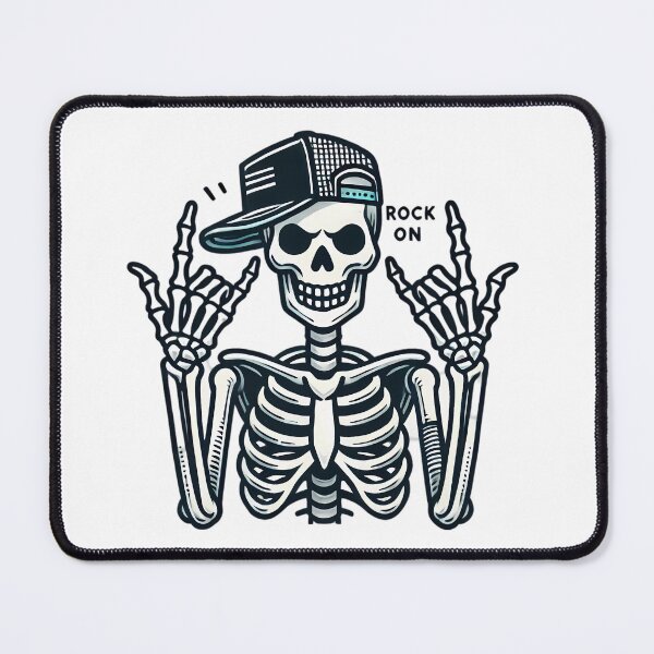Item preview, Rock On, Skeleton Style: The Ultimate Bone Jam. designed and sold by Linework Studio.