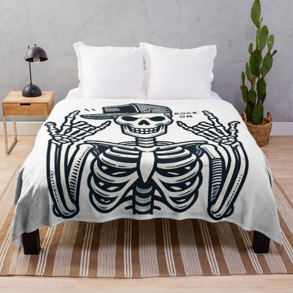 Item preview, Rock On, Skeleton Style: The Ultimate Bone Jam. designed and sold by Linework Studio.