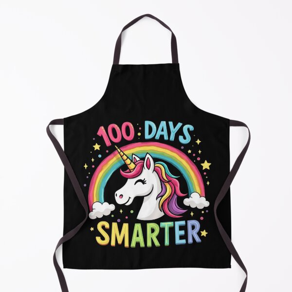Item preview, 100 Days Smarter Unicorn Colorful School Milestone designed and sold by Hananiah Merch.