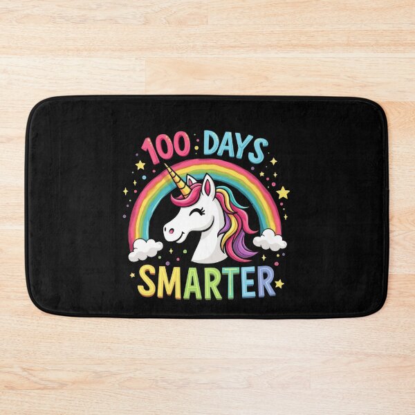 Item preview, 100 Days Smarter Unicorn Colorful School Milestone designed and sold by Hananiah Merch.