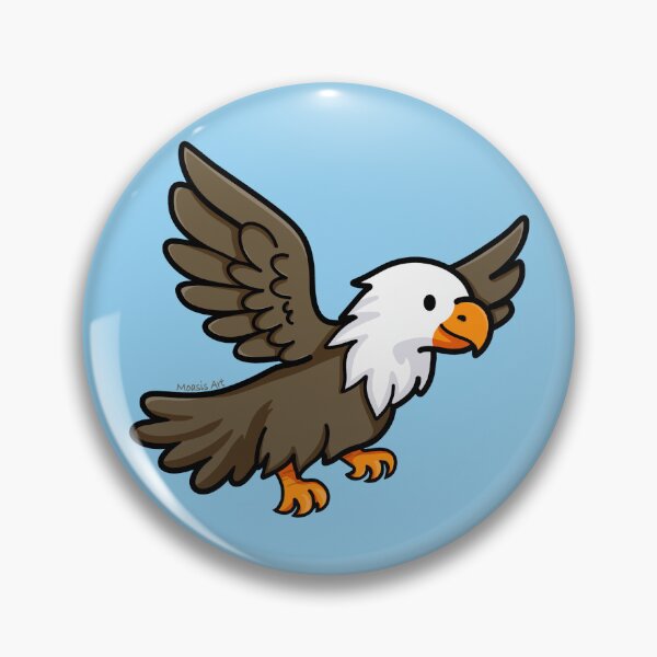 Item preview, Cute Eagle Cartoon designed and sold by MoasisArt.
