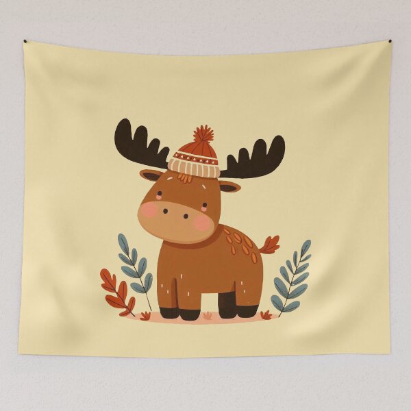 Item preview, Fall moose designed and sold by Rlyehinmate.