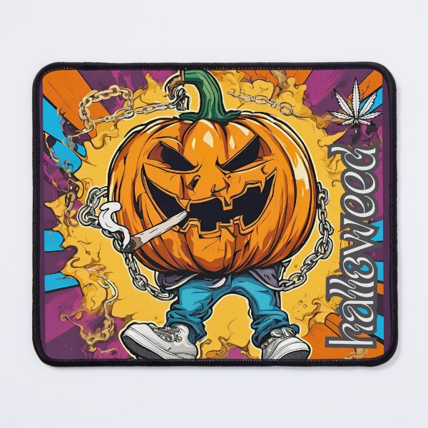 Item preview, Funny pumpkin smoking weed - Halloween designed and sold by OMdesign10.