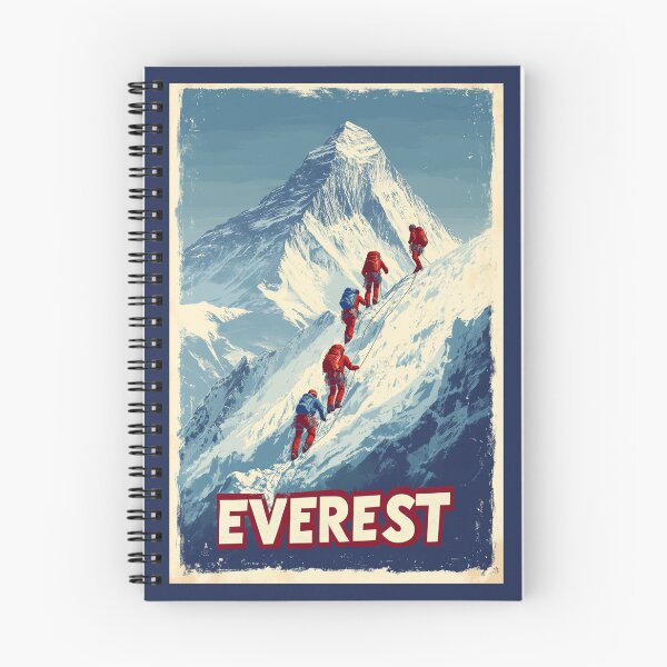 Item preview, A Vintage Travel Illustration of Everest designed and sold by GoodOldVintage.