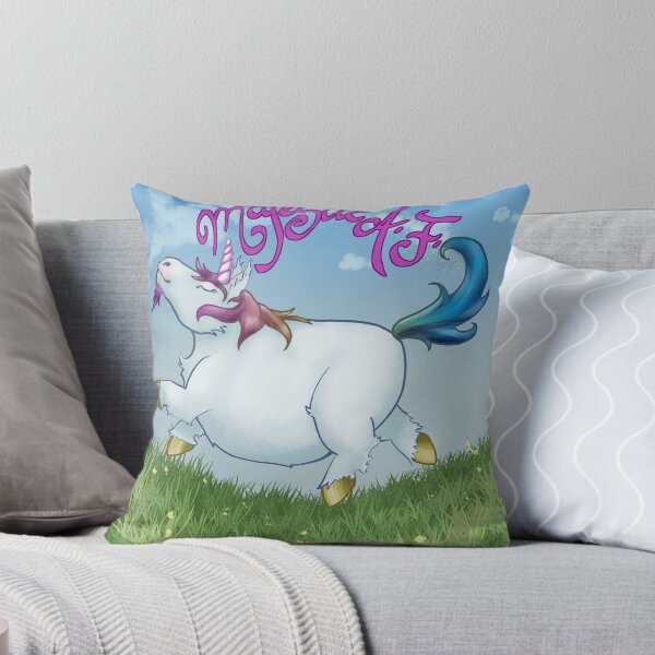 Artikelvorschau, Pan Majestic AF Einhorn (quadratisch) entworfen und verkauft von CryptidsCreate.