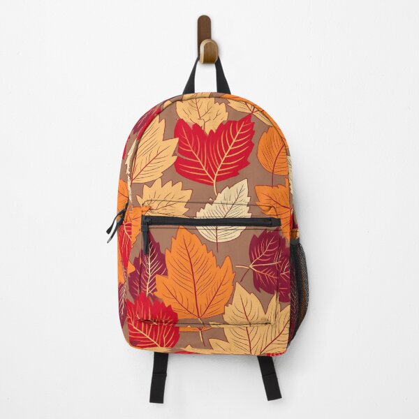 Item preview, A seamless pattern Design of various autumn leaves like maple, oak, and birch, in warm colors. designed and sold by HEMRO.