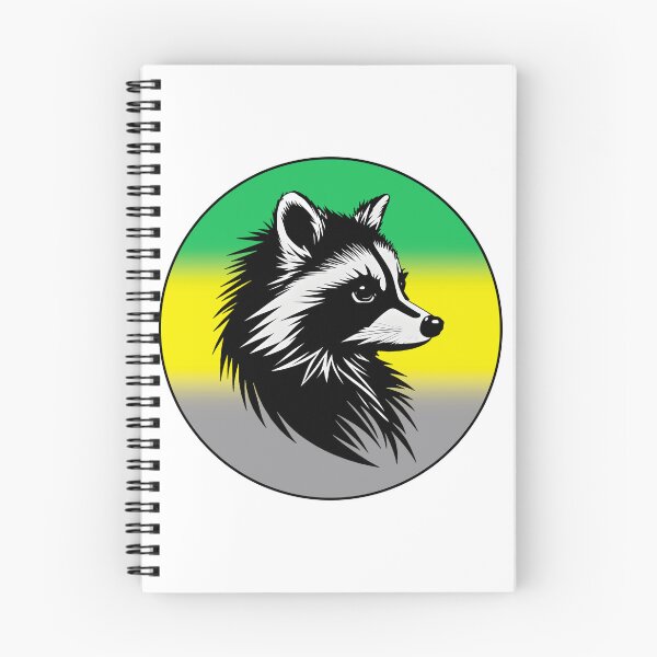 Item preview, Adorable Raccoon with Lithromantic Pride Flag Colored Background, Lithromantic Flag Design  designed and sold by Travelslightly.