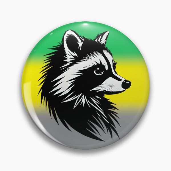 Item preview, Adorable Raccoon with Lithromantic Pride Flag Colored Background, Lithromantic Flag Design  designed and sold by Travelslightly.