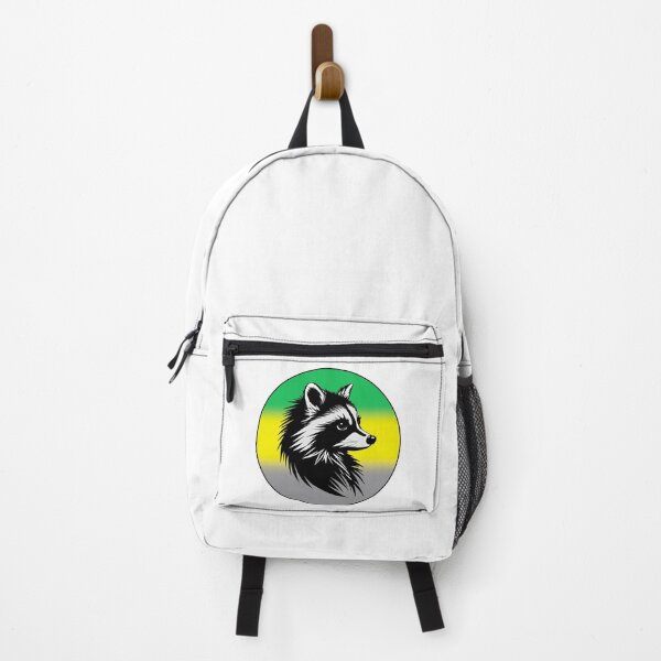 Item preview, Adorable Raccoon with Lithromantic Pride Flag Colored Background, Lithromantic Flag Design  designed and sold by Travelslightly.