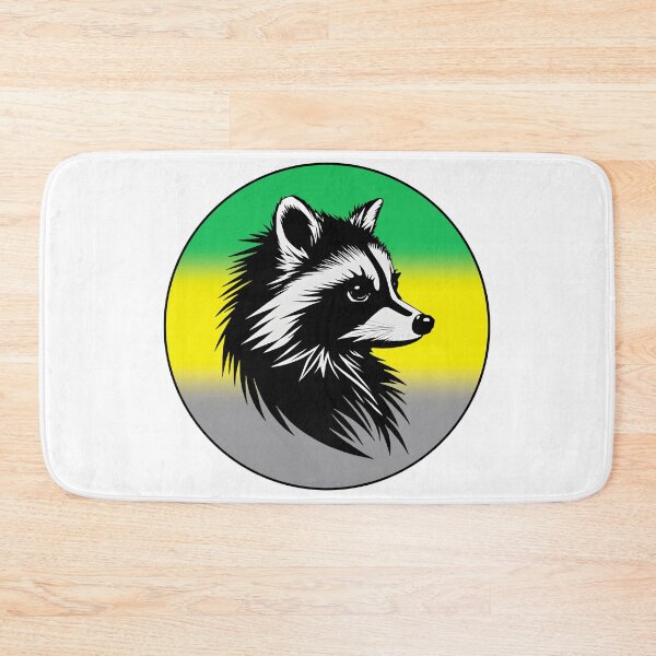 Item preview, Adorable Raccoon with Lithromantic Pride Flag Colored Background, Lithromantic Flag Design  designed and sold by Travelslightly.