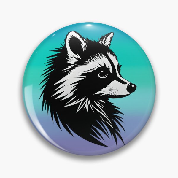 Item preview, Adorable Raccoon with Neptunic Pride Flag Colored Background, Neptunic Flag Design  designed and sold by Travelslightly.