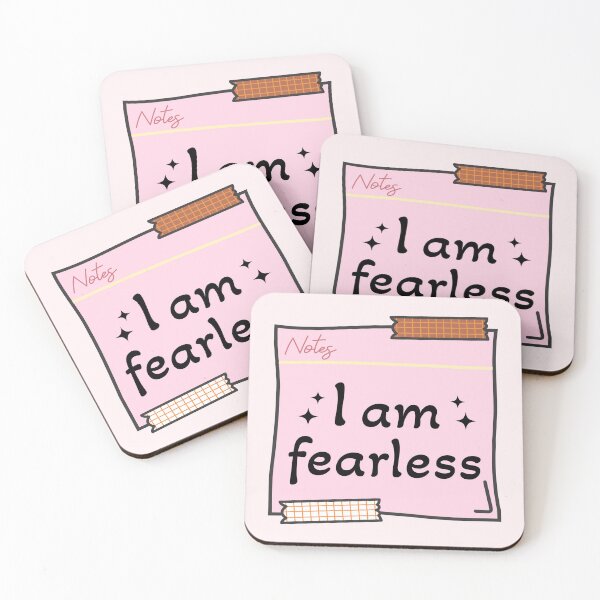 Item preview, I Am Fearless Post-It Note designed and sold by Jeallan Designs.