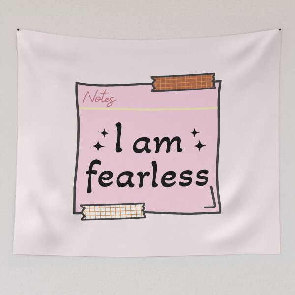 Item preview, I Am Fearless Post-It Note designed and sold by Jeallan Designs.