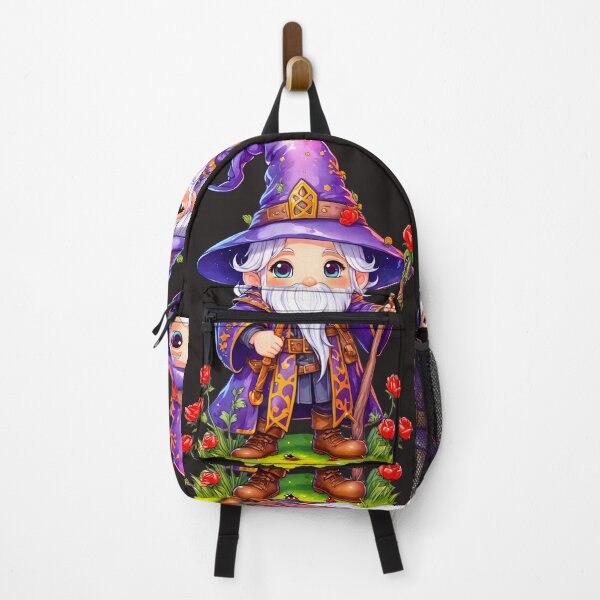 Item preview, Watercolor wizard cartoon holding a rose designed and sold by paiteen09.