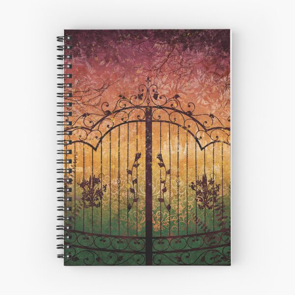Item preview, Enchanted forest gate, autumn colors gradient designed and sold by NadiaChevrel.