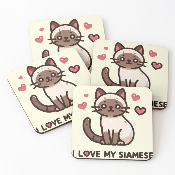 Item preview, I love my Siamese designed and sold by MeowKittyPurr.