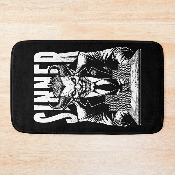 Item preview, Halloween Poker Funny Devil Demon Player Sinner Four Aces designed and sold by GrandeDuc.
