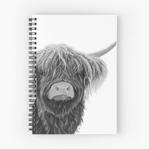 Item preview, Scottish Highland Cow With Windswept Hair designed and sold by brodyquixote.