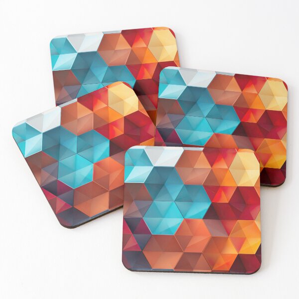 Item preview, Constructivism - Hexagonal Harmony designed and sold by KootenayDesigns.