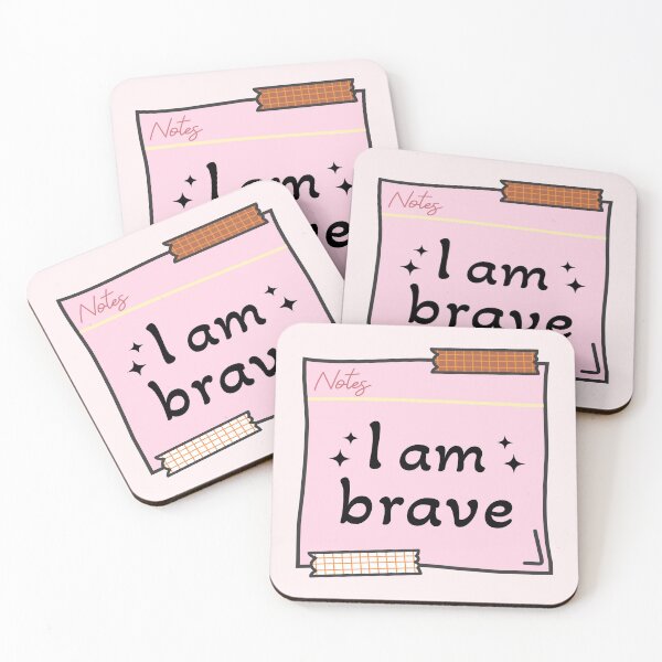 Item preview, I Am Brave Post-It Note designed and sold by Jeallan Designs.