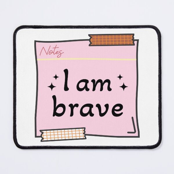 Item preview, I Am Brave Post-It Note designed and sold by Jeallan Designs.