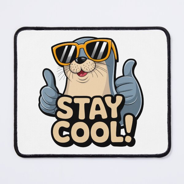 Item preview, Stay Cool Seal designed and sold by Wilson-Aura.