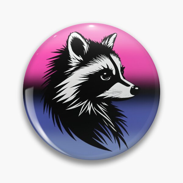 Item preview, Adorable Raccoon with Omnisexual Pride Flag Colored Background, Omni Flag Design  designed and sold by Travelslightly.