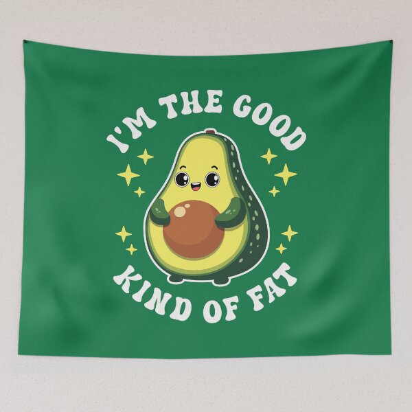 Item preview, I'm the Good Kind of Fat Cute Chubby Avocado designed and sold by petestyles.