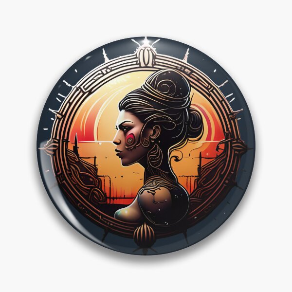 Item preview, Strong Female Character Emblem designed and sold by Chubuter.