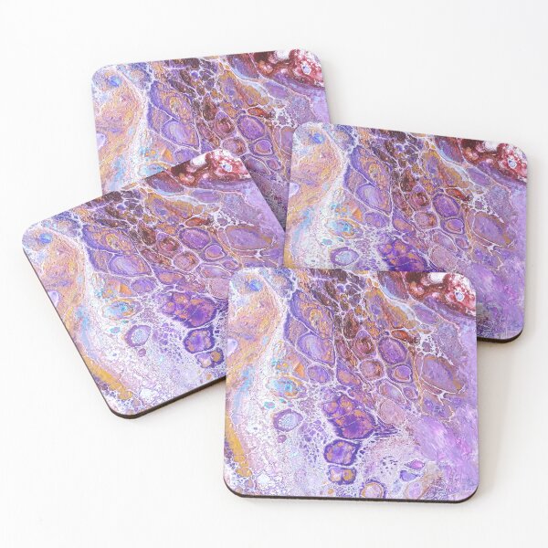 Item preview, Acrylic Pouring "Purple River" designed and sold by IreneSchlik.