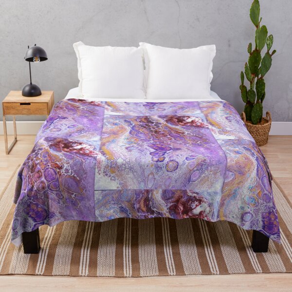 Item preview, Acrylic Pouring "Purple River" designed and sold by IreneSchlik.