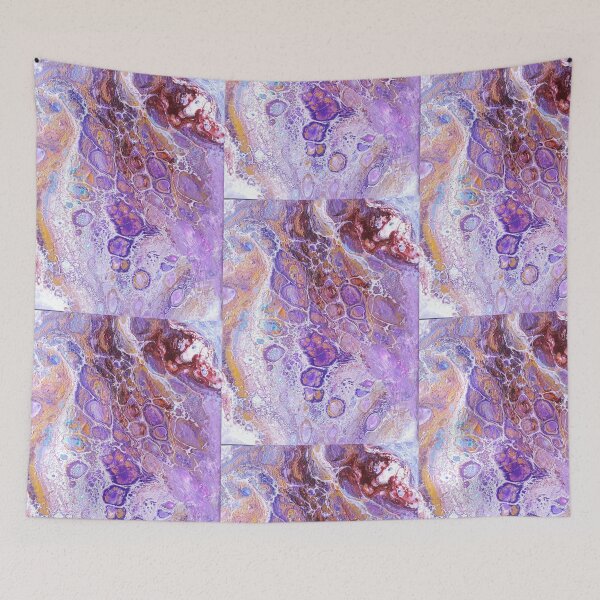 Item preview, Acrylic Pouring "Purple River" designed and sold by IreneSchlik.