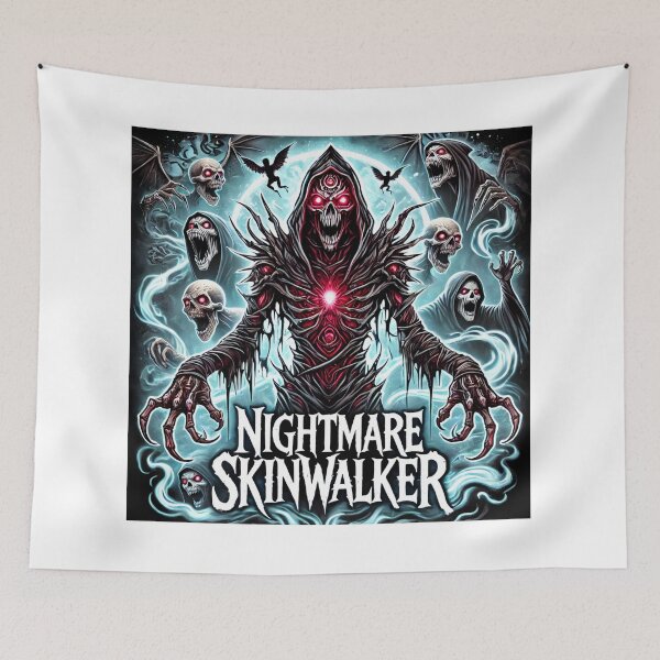 Item preview, Nightmare Skinwalker Haunting Creature of the Undead designed and sold by Pattamo1.