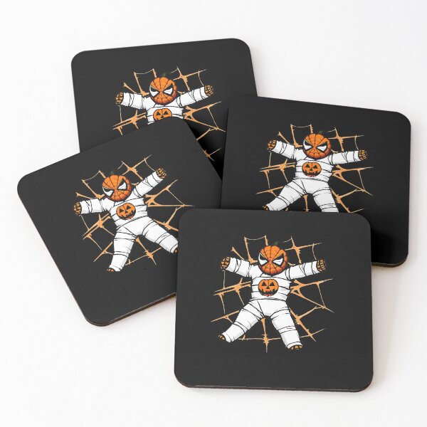 Item preview, Pumpkin-Head Mummy Spider Hero designed and sold by WitMeme.