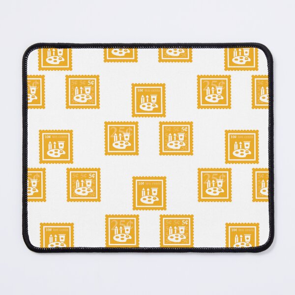 Item preview, Art | Yellow Gold & White Stamps | College Painting Monet Major | Drawing History Graduate School Class | Paint Draw 2D Artist Job | University Degree Minor | StampHeed 004 designed and sold by StampHeed.