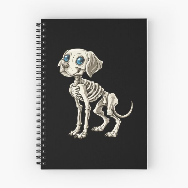 Item preview, Skeleton Dog Kawaii style designed and sold by CroesCreations.