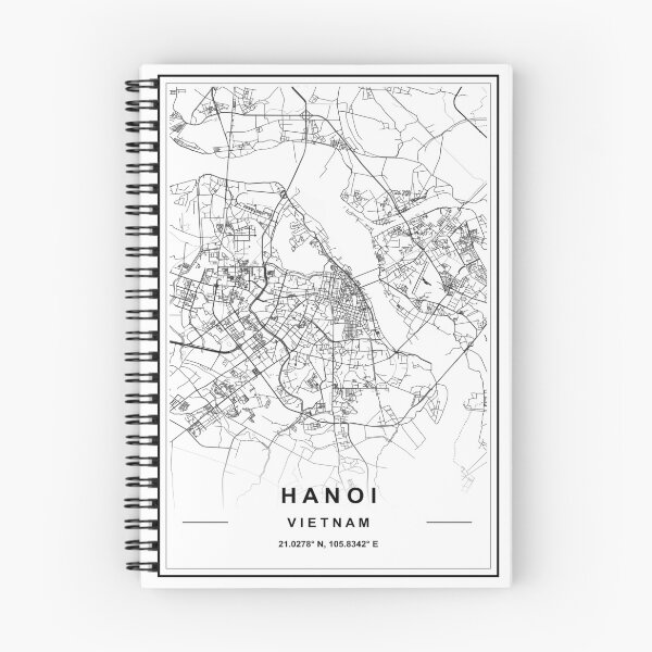 Item preview, Hanoi City Map designed and sold by SHAMPAIN-ART-CO.
