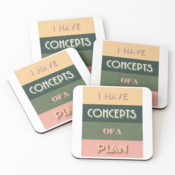 Item preview, "I Have Concepts of a Plan" - Anti-Trump Vintage Design designed and sold by QuirkPrint.