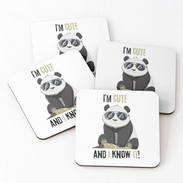 Item preview, I'm cute and i know it! designed and sold by PandasticPL.