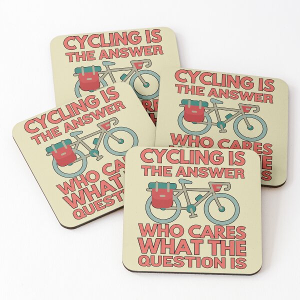 Item preview, Cycling is the Answer Who Cares What the Question Is designed and sold by Guess4best.