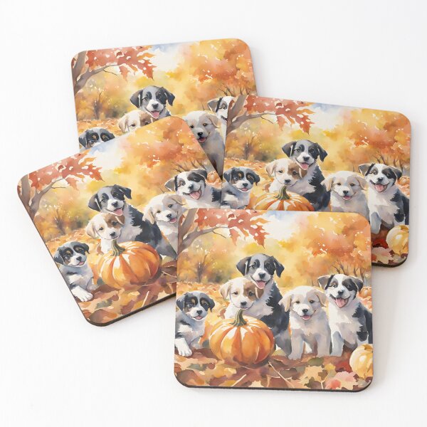 Item preview, Autumn Puppies designed and sold by StoryofPieces.