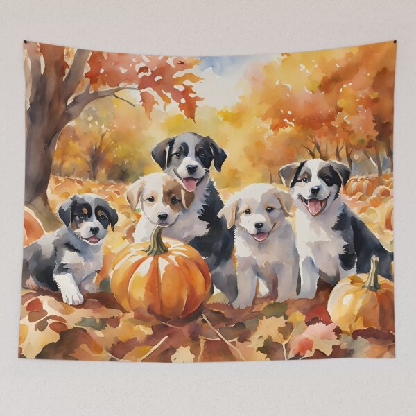 Item preview, Autumn Puppies designed and sold by StoryofPieces.