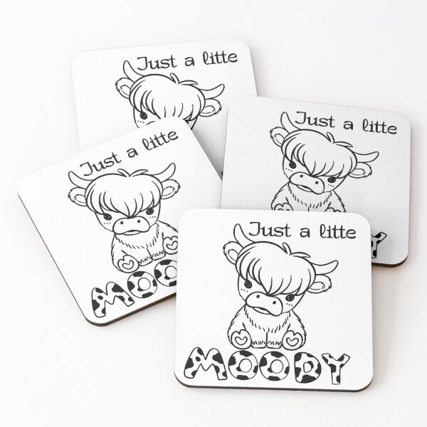 Item preview, Just a little Moody - Gift for Cow Lovers And Farmer designed and sold by JoeysPODShop.