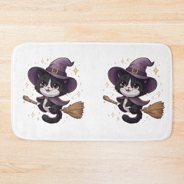 Item preview, Cute spooky black cat sticker designed and sold by FlawlessDraft.