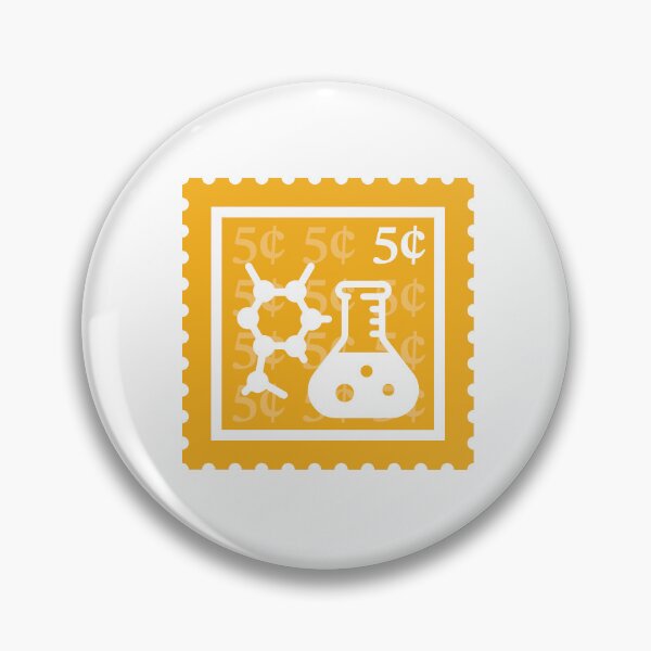 Item preview, Chemistry | Yellow Gold & White Stamps | College Organic Chem Major | Laboratory Science Graduate School Class | Medical Researcher Job | University Degree Minor | StampHeed 004 designed and sold by StampHeed.
