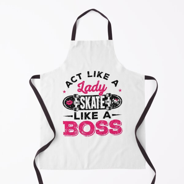 Item preview, Act Like a Lady Skate Like a Boss Skateboarding Skater Women Girls designed and sold by jaygo.
