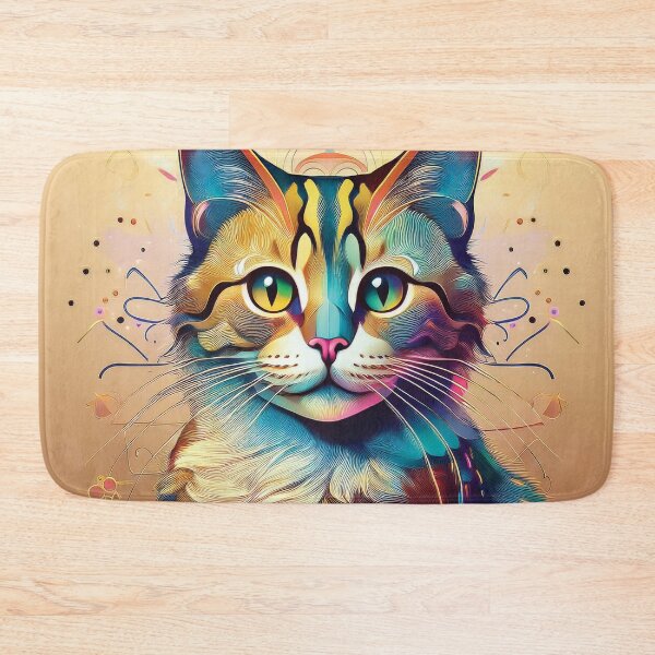 Item preview, Abstract Feline Art designed and sold by MDKey DESIGN.