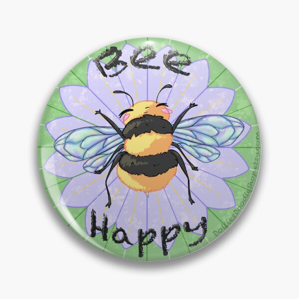 Item preview, Bee Happy designed and sold by DollieDoodleShop.