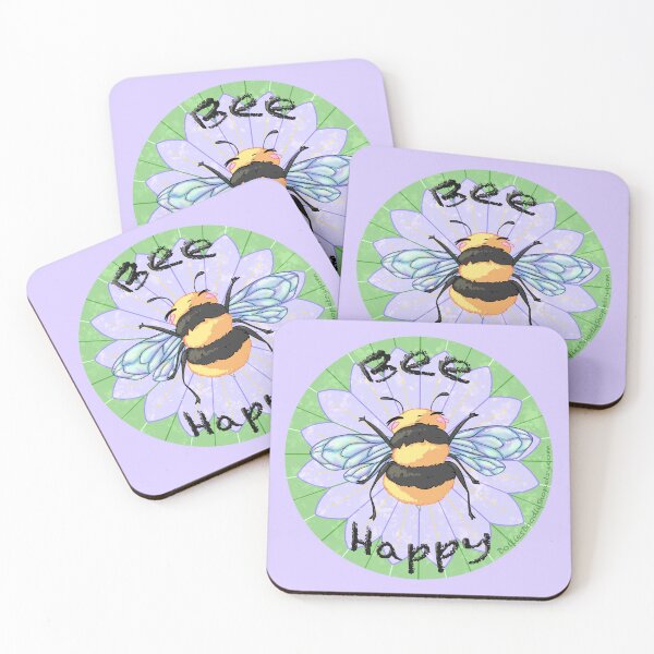 Item preview, Bee Happy designed and sold by DollieDoodleShop.